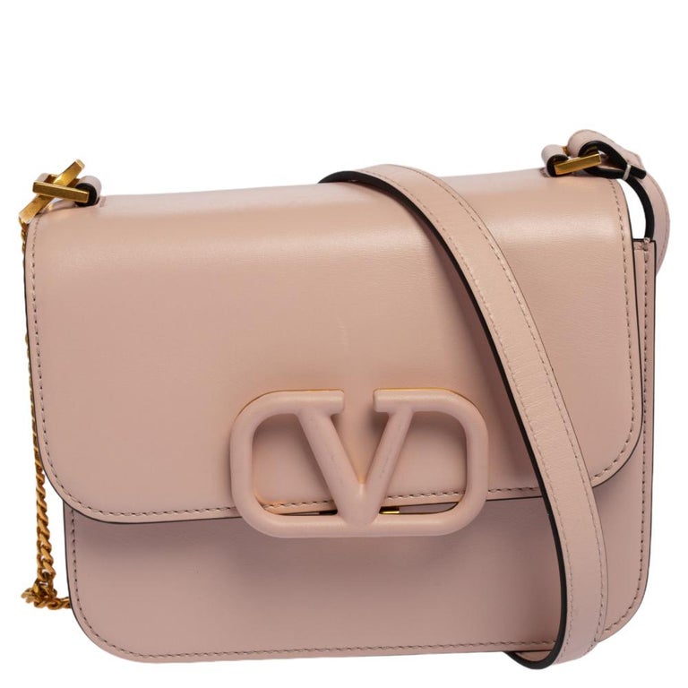 Valentino Pink Leather Small VSling Shoulder Bag at 1stDibs | valentino bag  sale, pink valentino bag