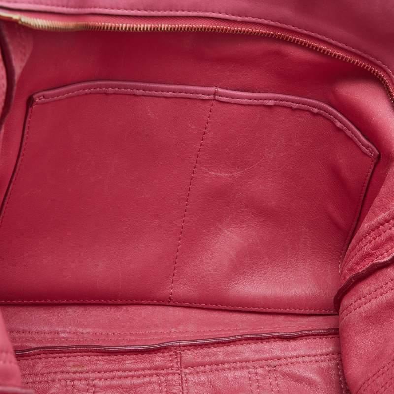 Women's Valentino Pink Leather Studded Zip Tote