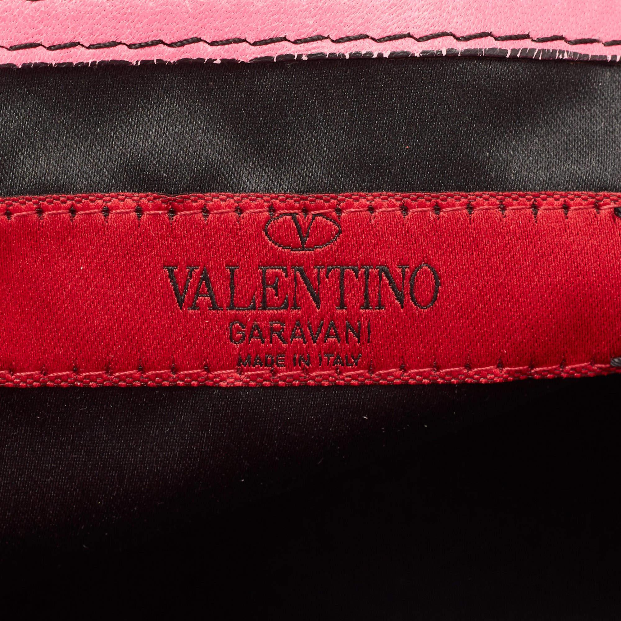 Valentino Pink Leather Tote 10