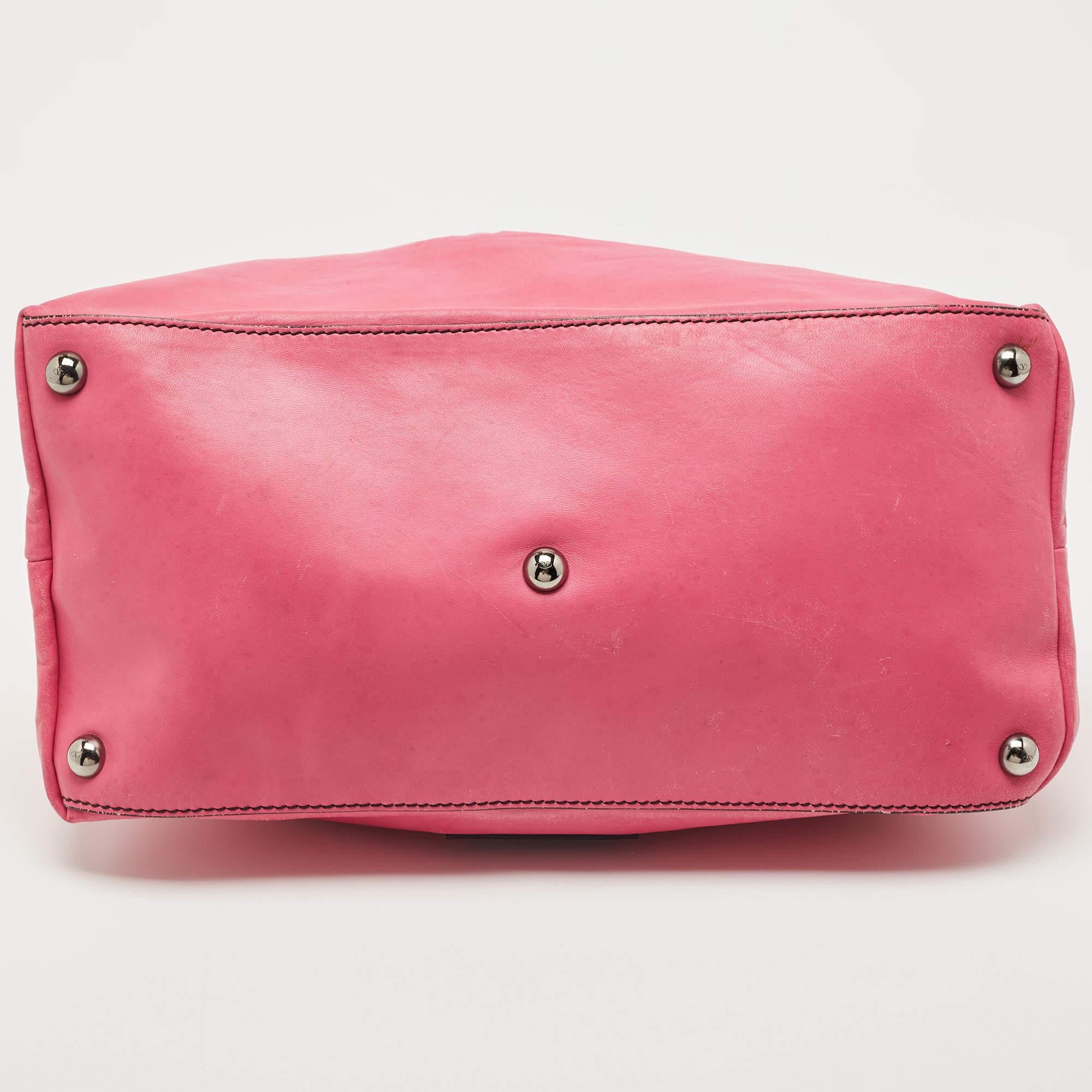 Women's Valentino Pink Leather Tote