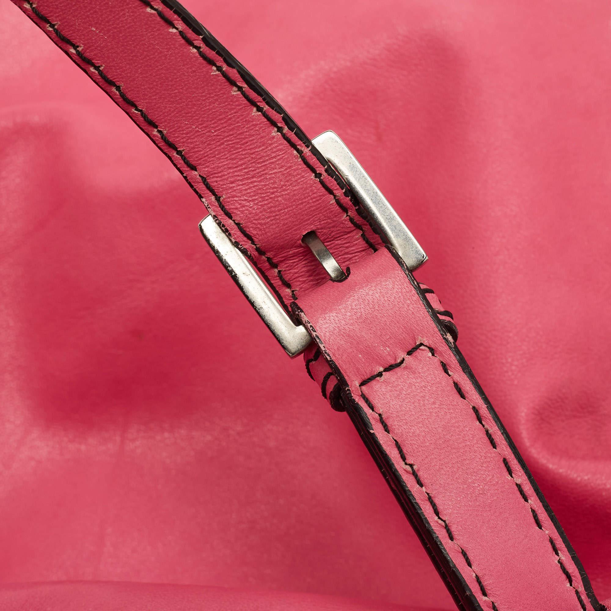 Valentino Pink Leather Tote 5