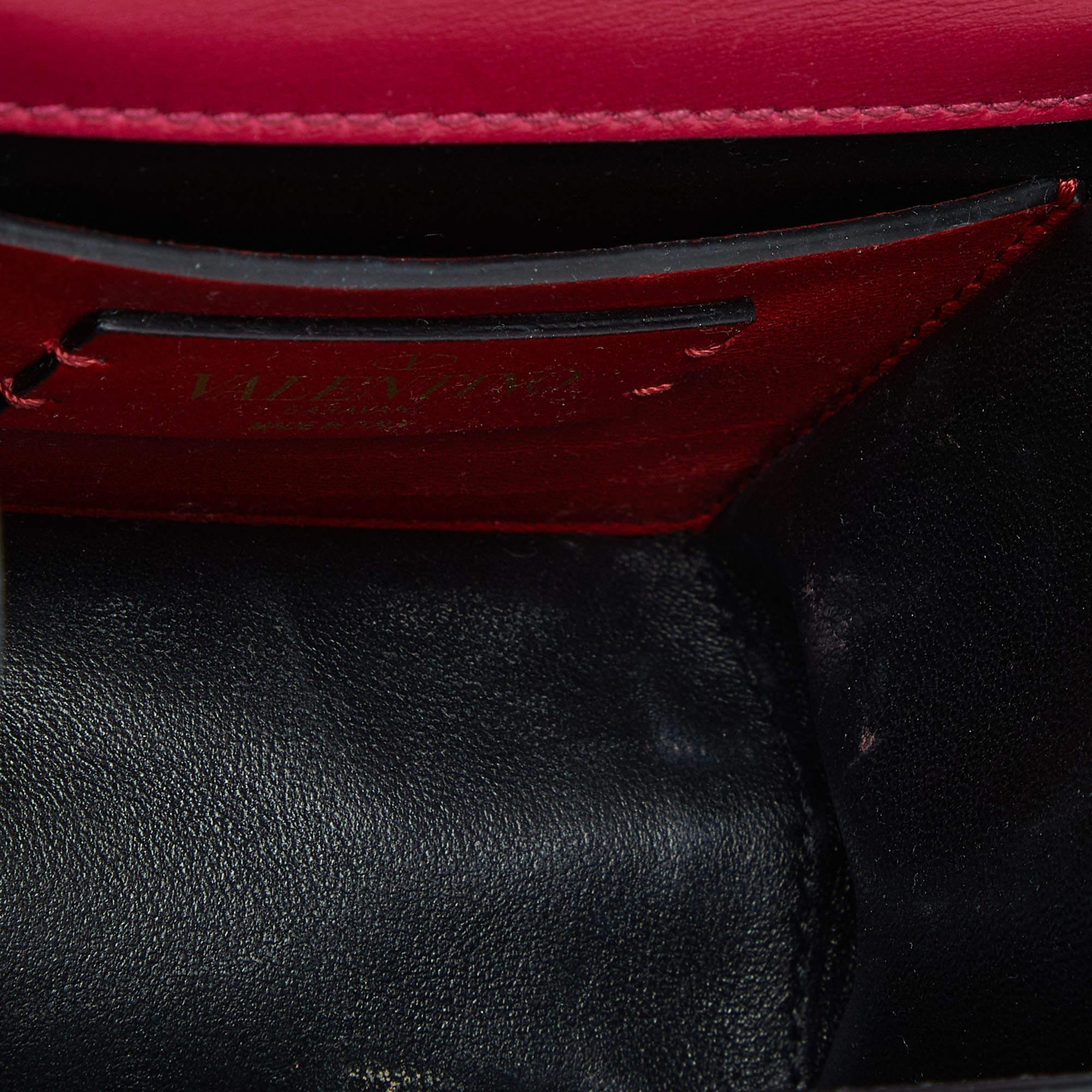Valentino Pink Leather VSling Crossbody Bag 2