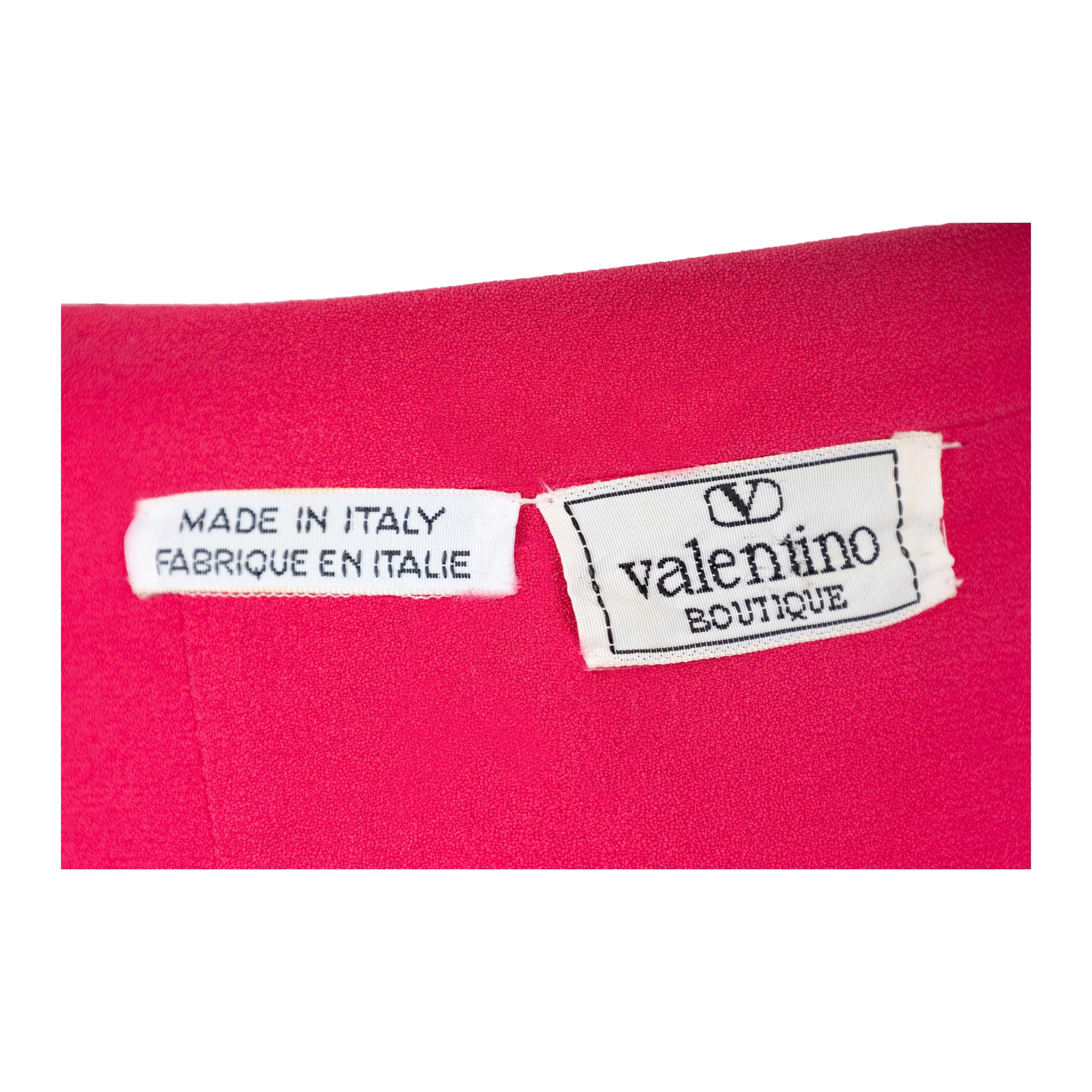 Valentino Pink Pleated Skirt In Good Condition For Sale In Milano, IT