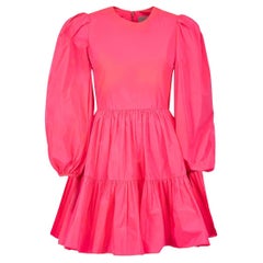 Valentino Pink Puff Sleeve Mini Dress Size XS