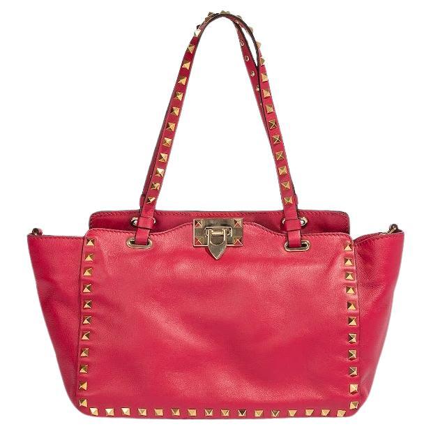Valentino Pink Rockstud Tote Bag For Sale