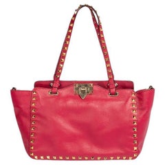 Valentino Pink Rockstud Tote Bag