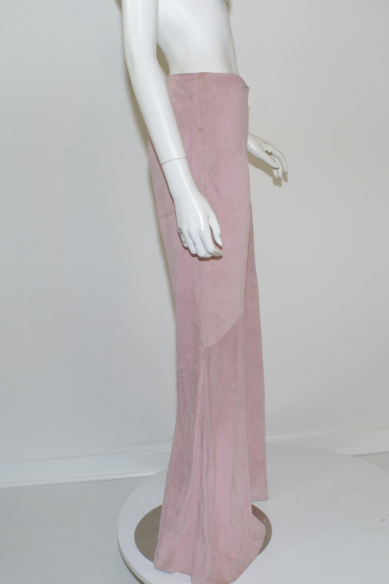 Le'Antoinette The Solara Suede Flare Pants main image 1