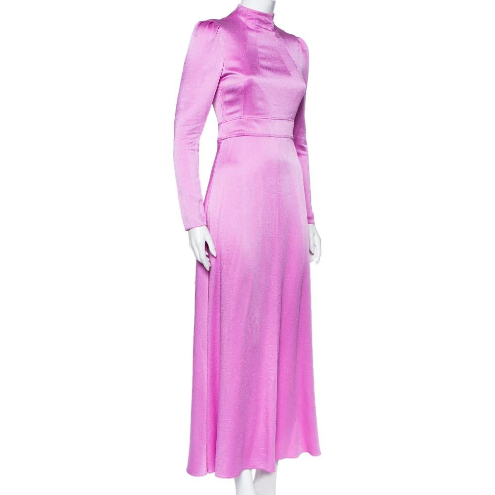 valentino pink long dress