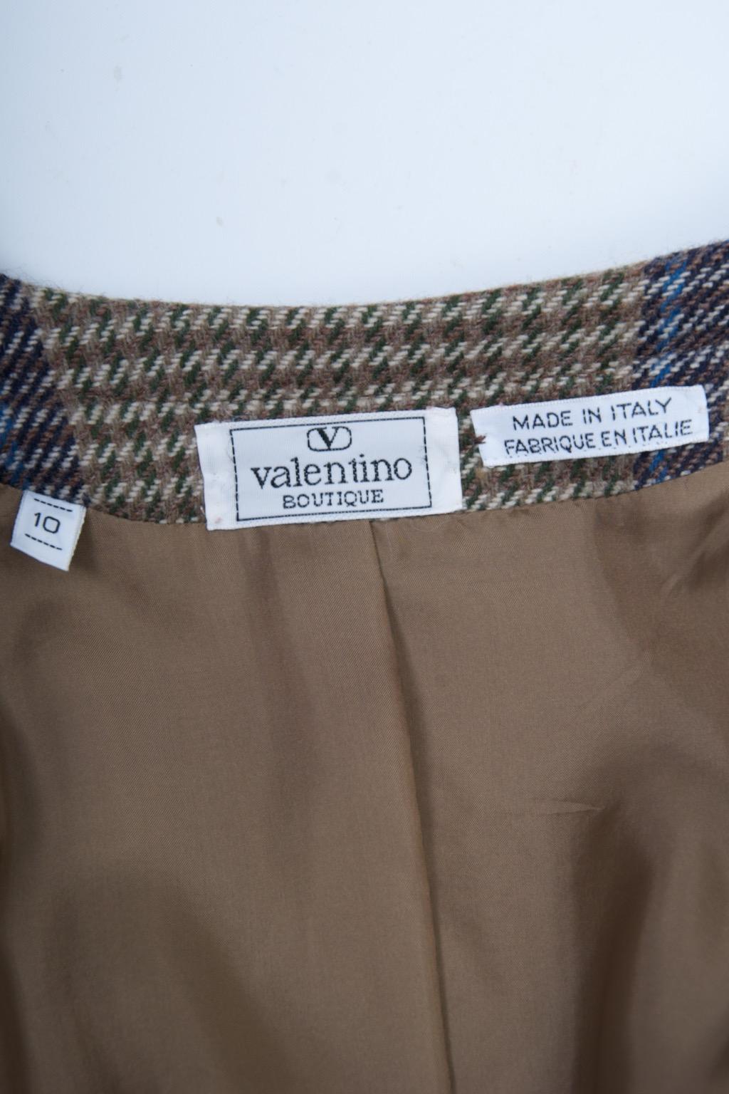 Valentino Plaid Jacket For Sale 6