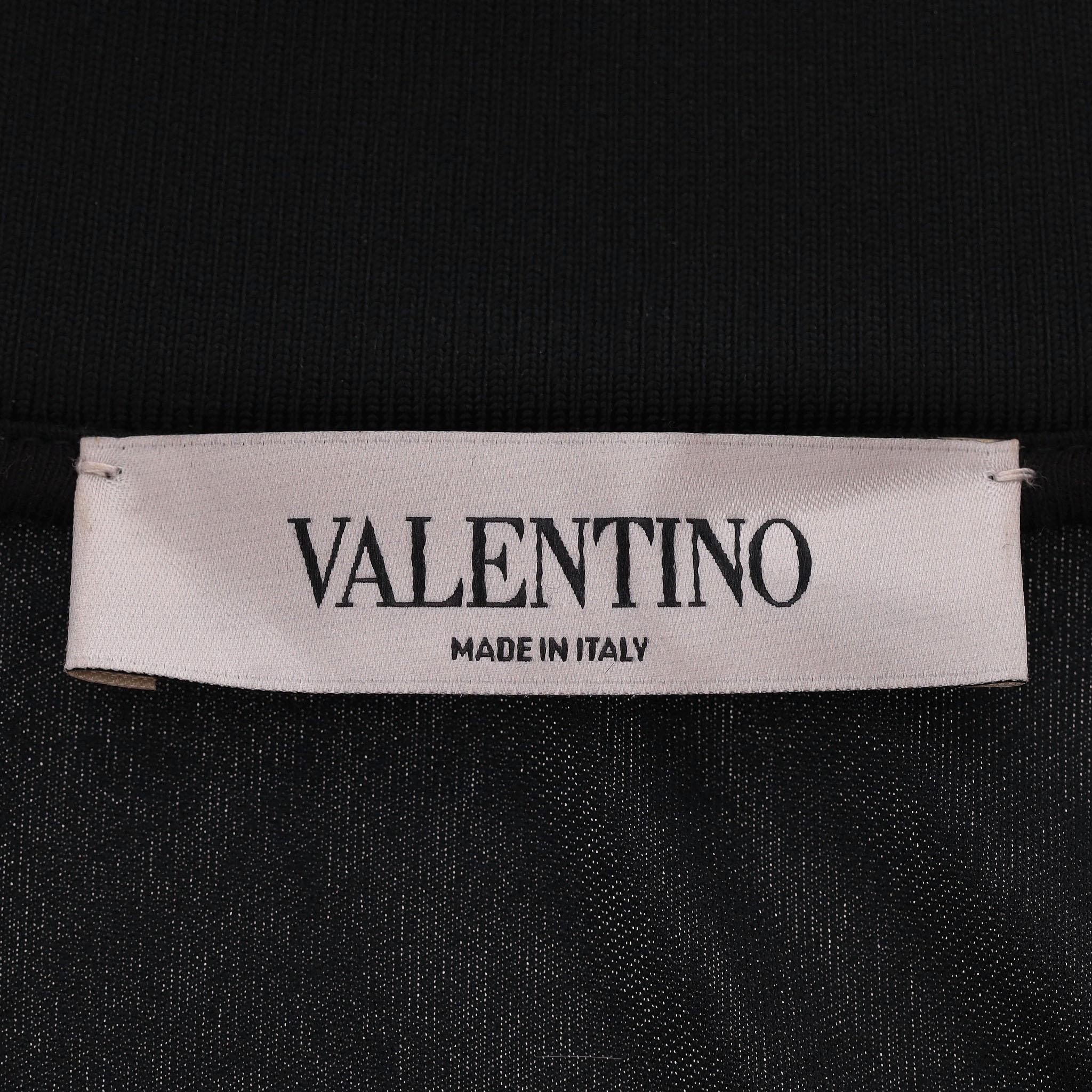 Valentino Pleated Logo Dress For Sale 2