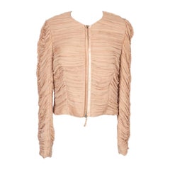 Valentino Pleated Silk Jacket