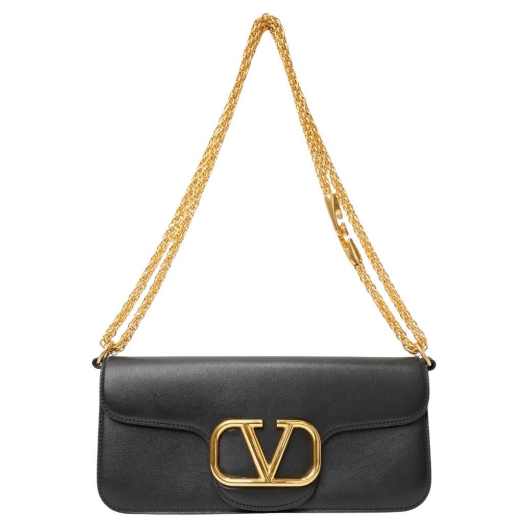 Valentino Pochette Loco Small Vitello Nera