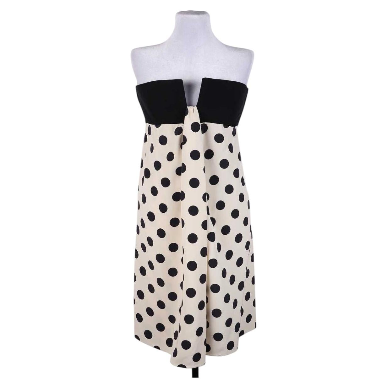Valentino Polka Dot Silk Dress
