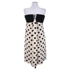 Valentino Polka Dot Silk Dress