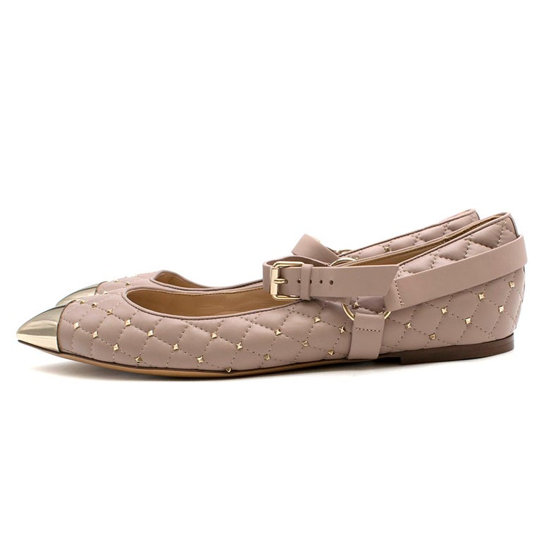 valentino flats poudre