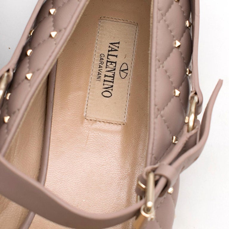 valentino flats poudre