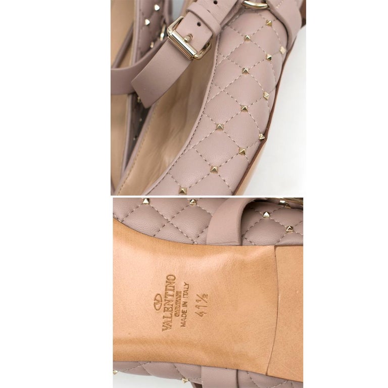 valentino flats poudre