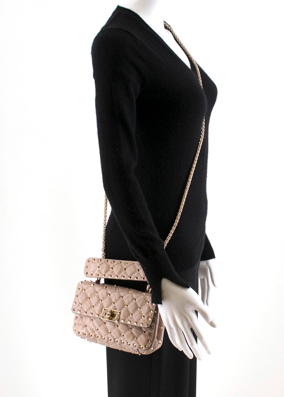 Women's Valentino Poudre Small Rockstud Spike Bag