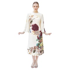 Valentino Pre Fall 2016 Floral Dress with Cape