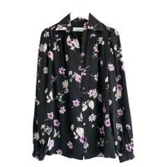 Valentino Pre-Fall 2017 Floral Silk Blouse