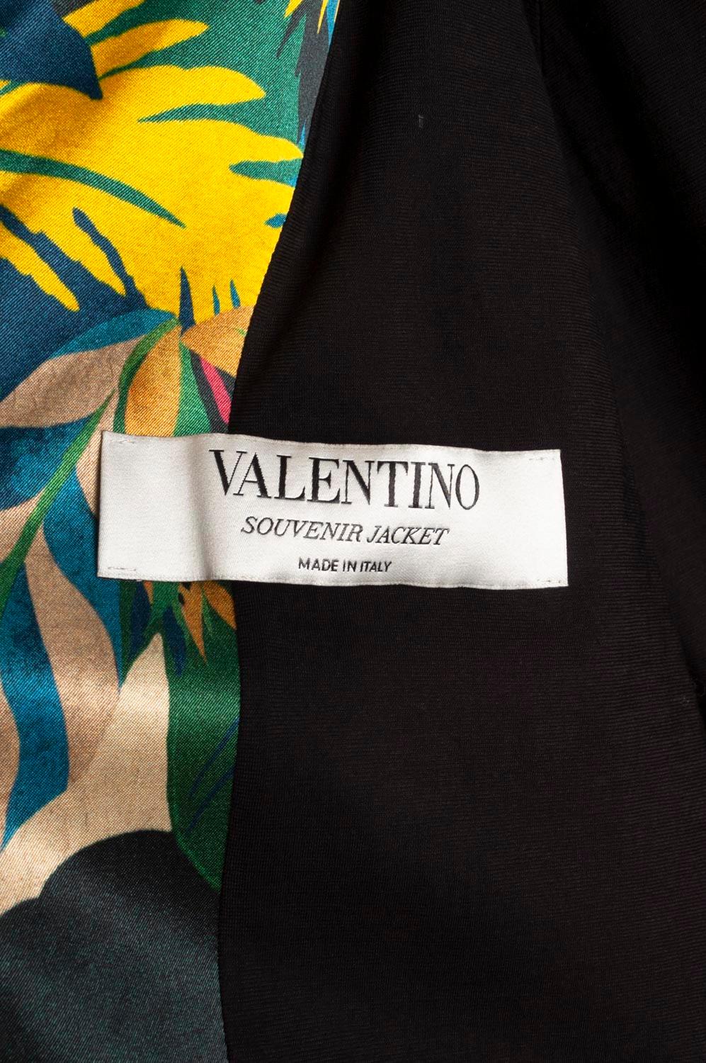 Valentino Print Men Bomber Jacket Floral Size 48 (M), S531 For Sale 3