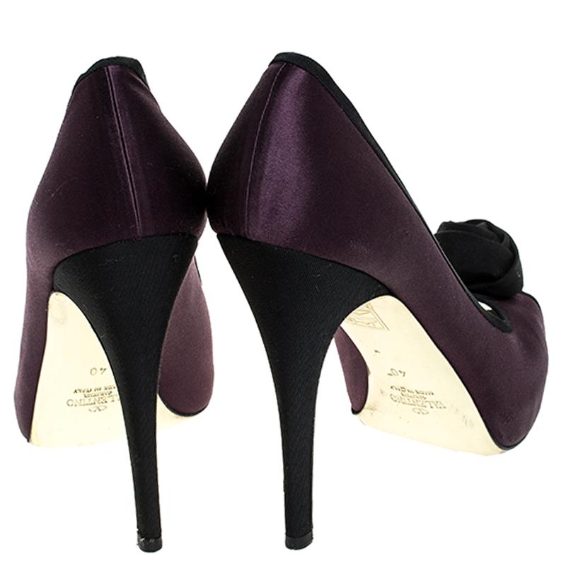 purple valentino shoes