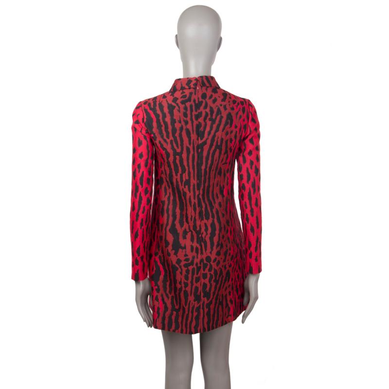 leopard red valentino dress