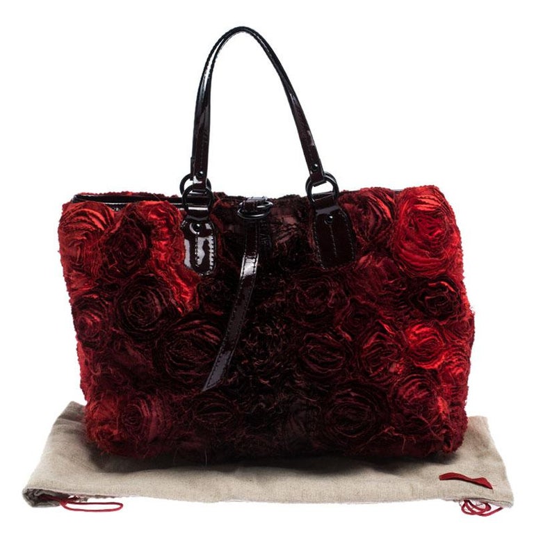 Valentino red flower bag clearance