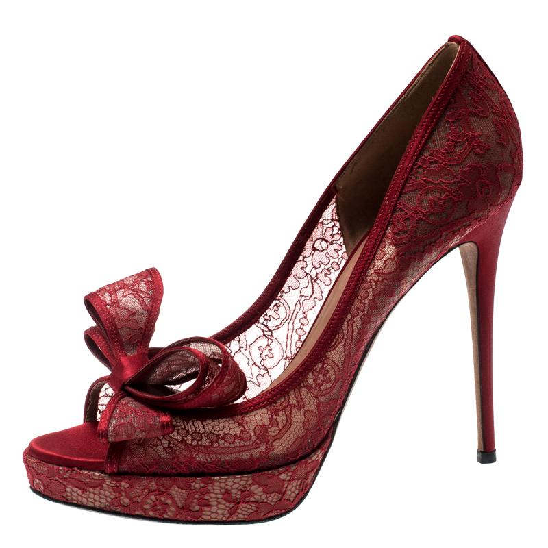 valentino pumps with bow