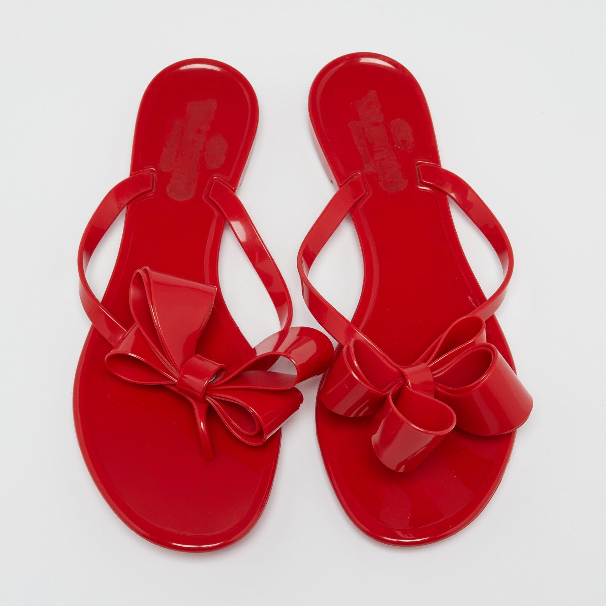 Red valentino jelly sandals online
