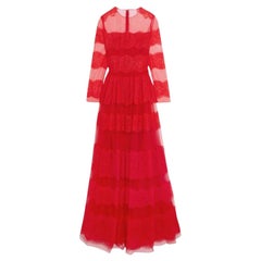 VALENTINO RED LACE DRESS as seen on Marisa EU 38