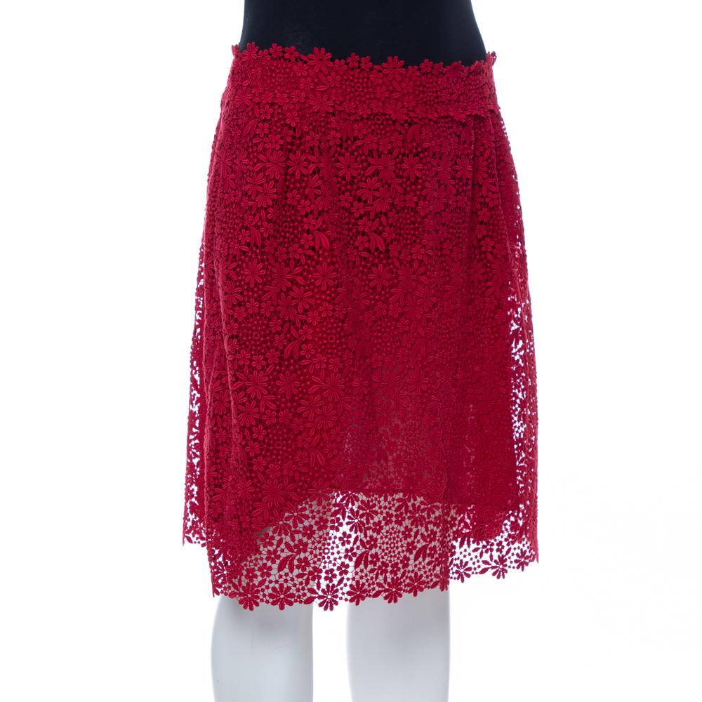 valentino lace skirt