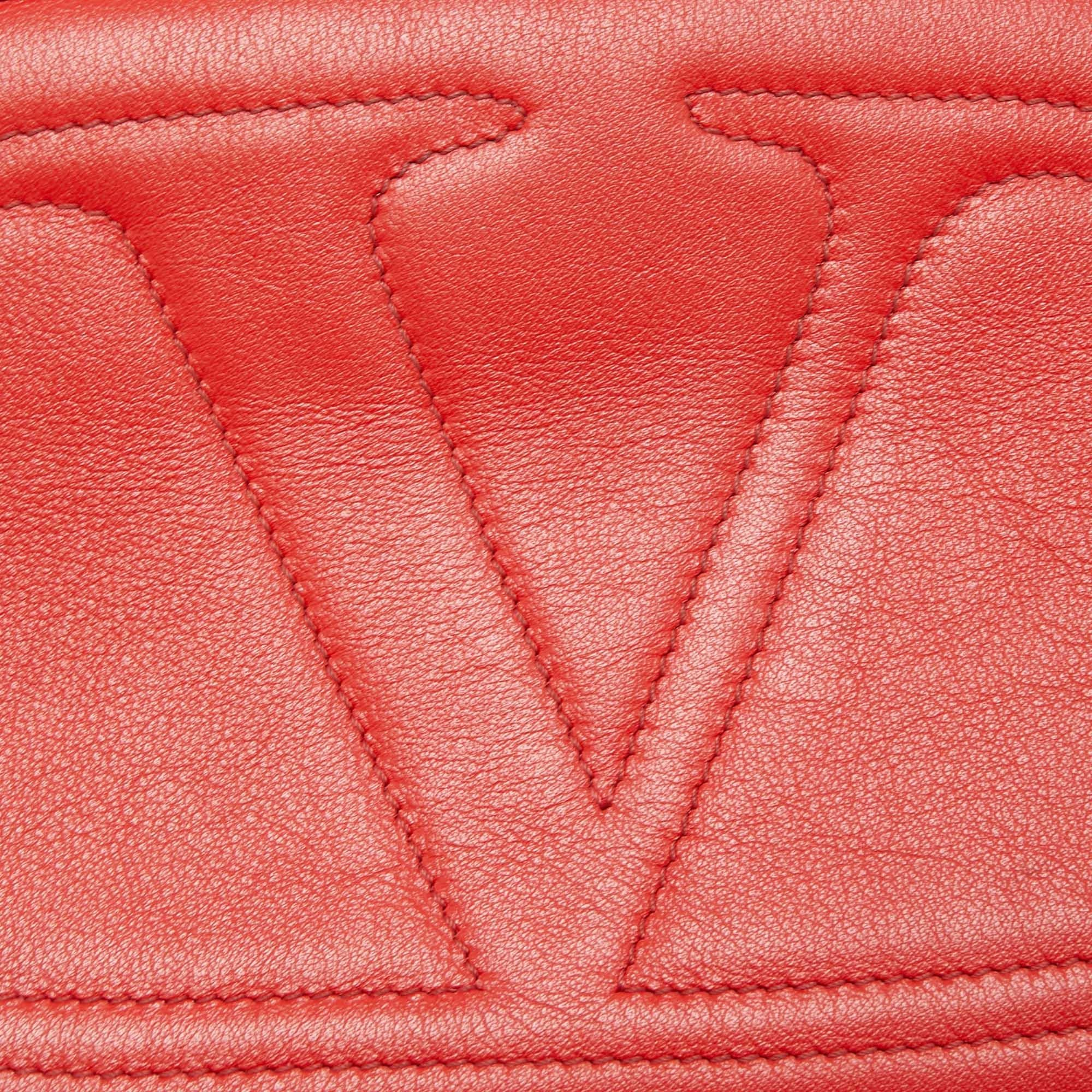 Valentino Red Leather Logo Go Crossbody Bag 2