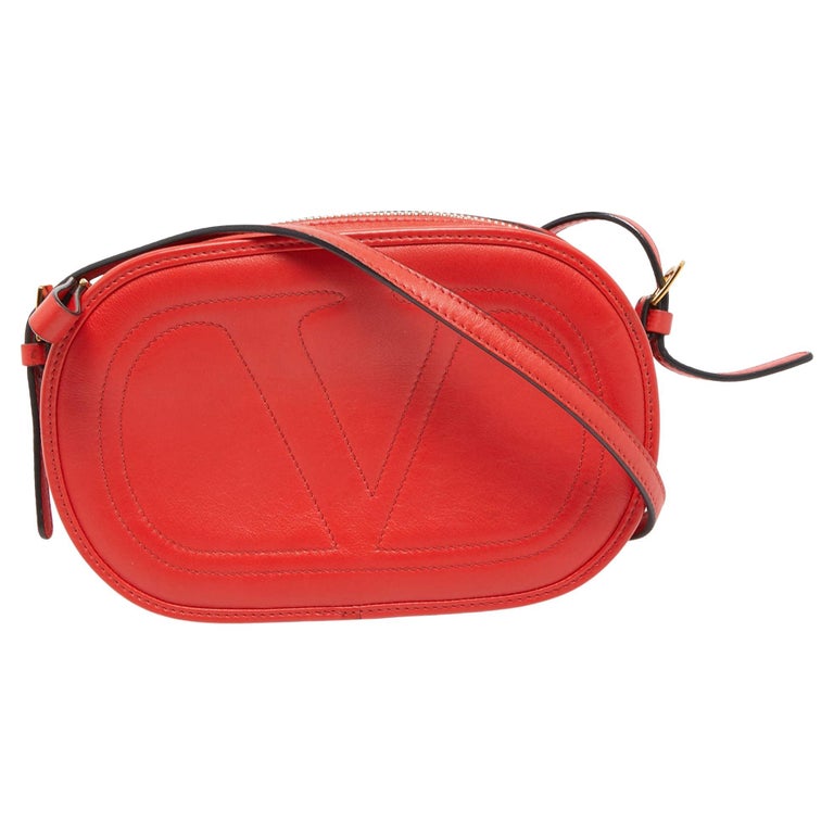 Valentino Multicolor Leather VRing Crossbody Bag at 1stDibs