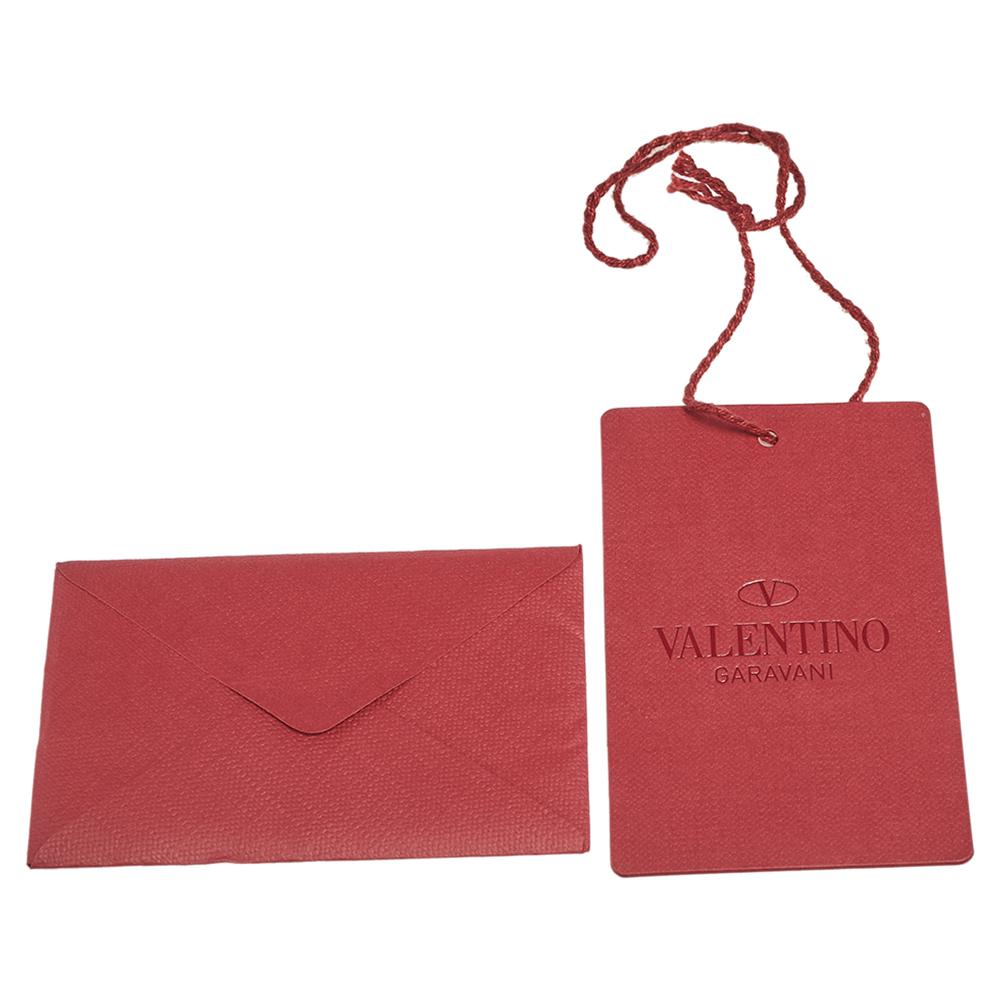 Valentino Red Leather Micro VSling Crossbody Bag 7
