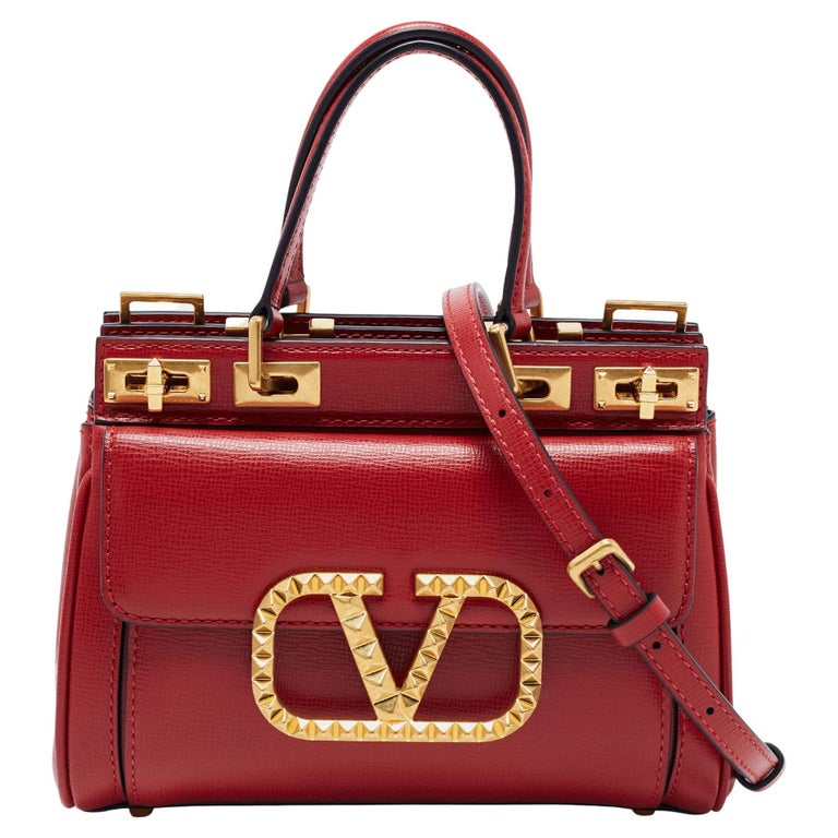 Valentino Post Re Tote Bag in Red (33cm)