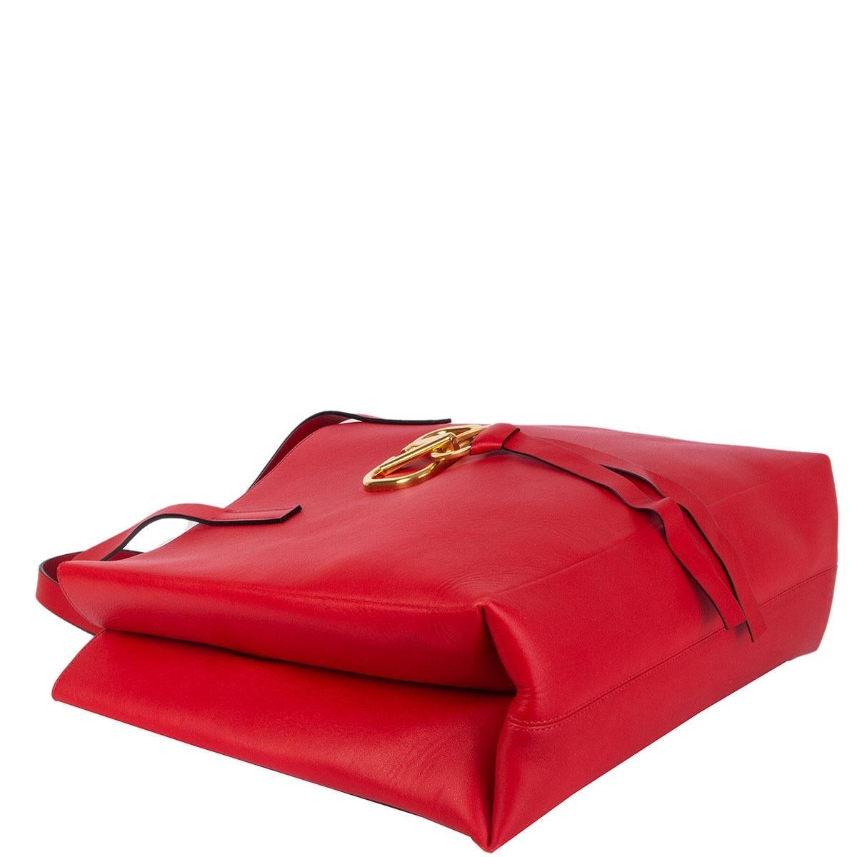 Borsa TOTE VALENTINO VRING LARGE in pelle rossa In condizioni ottime a Zürich, CH