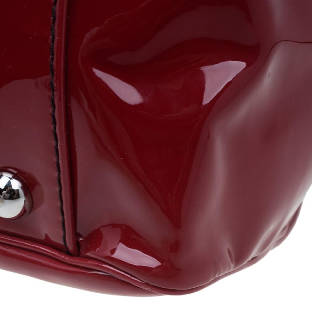 Valentino Red Patent Histoire Framed Bag 8