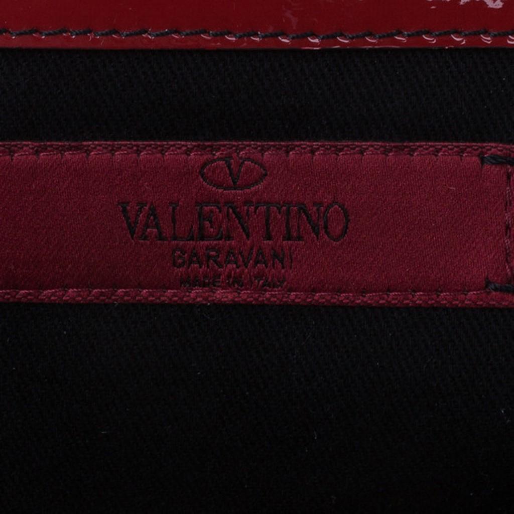 Valentino Red Patent Histoire Framed Bag 10
