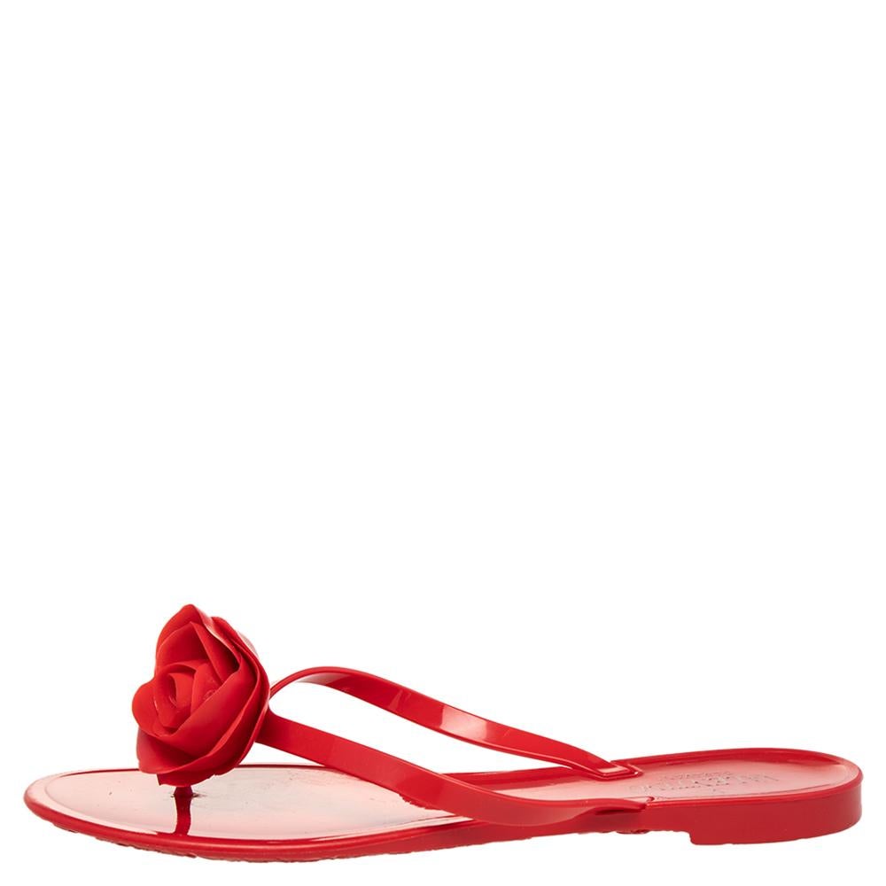 valentino sandals red