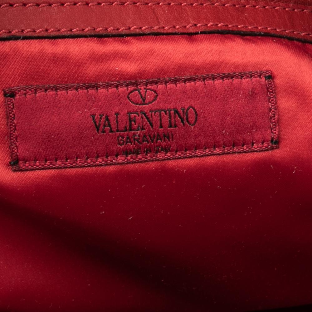 Valentino Red Quilted Leather Large Hobo 4