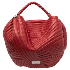 Valentino Red Quilted Leather Large Hobo