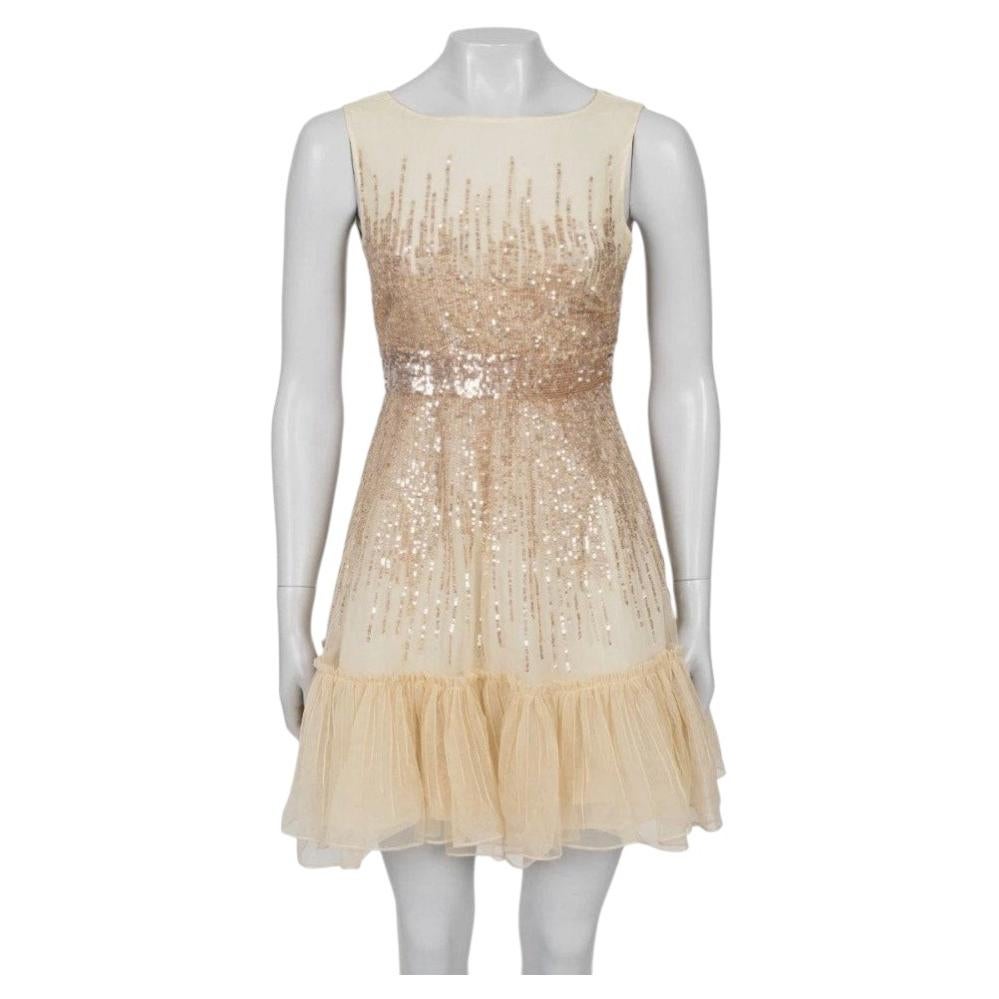 Valentino Red Sequin Mini Dress - Size XS