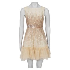 Valentino Red Sequin Mini Dress - Size XS