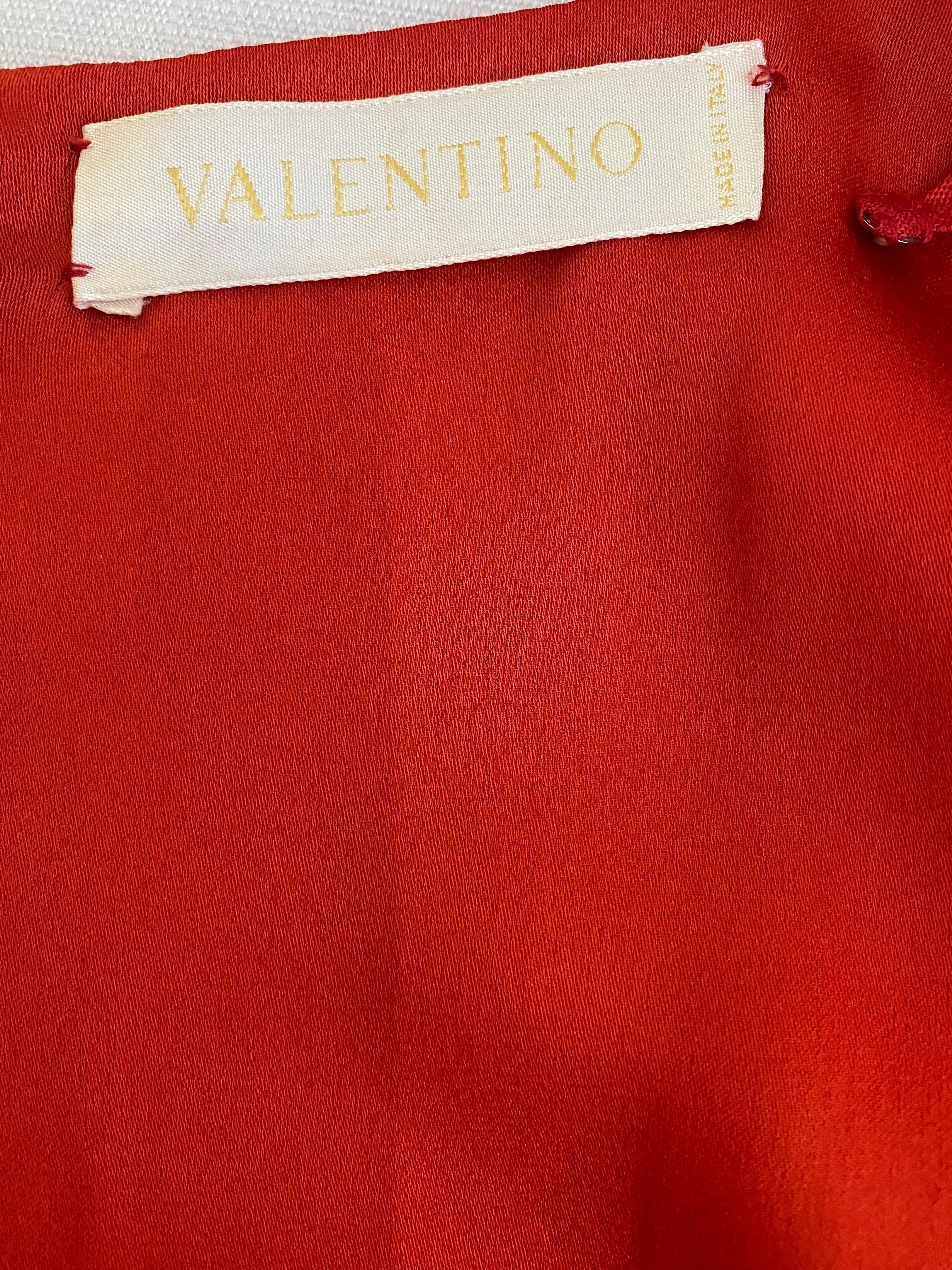 Valentino Red Sleeveless Gown 1