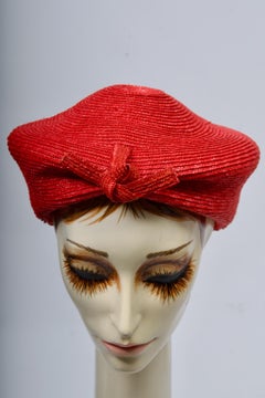 Valentino Red Straw Hat