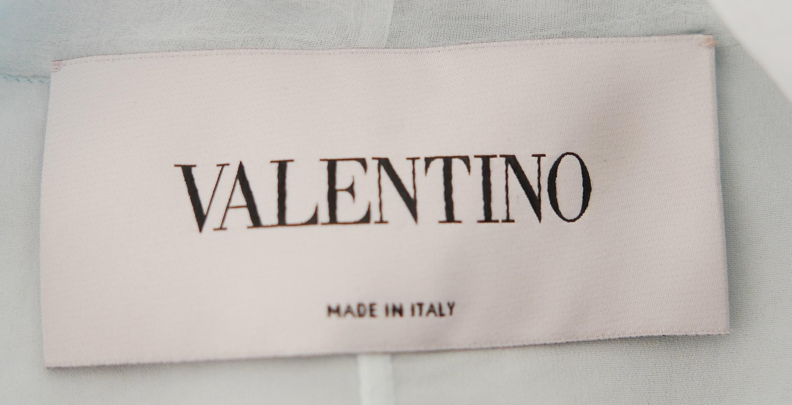 Robe à fleurs plissée Valentino Resort 2020 en vente 3