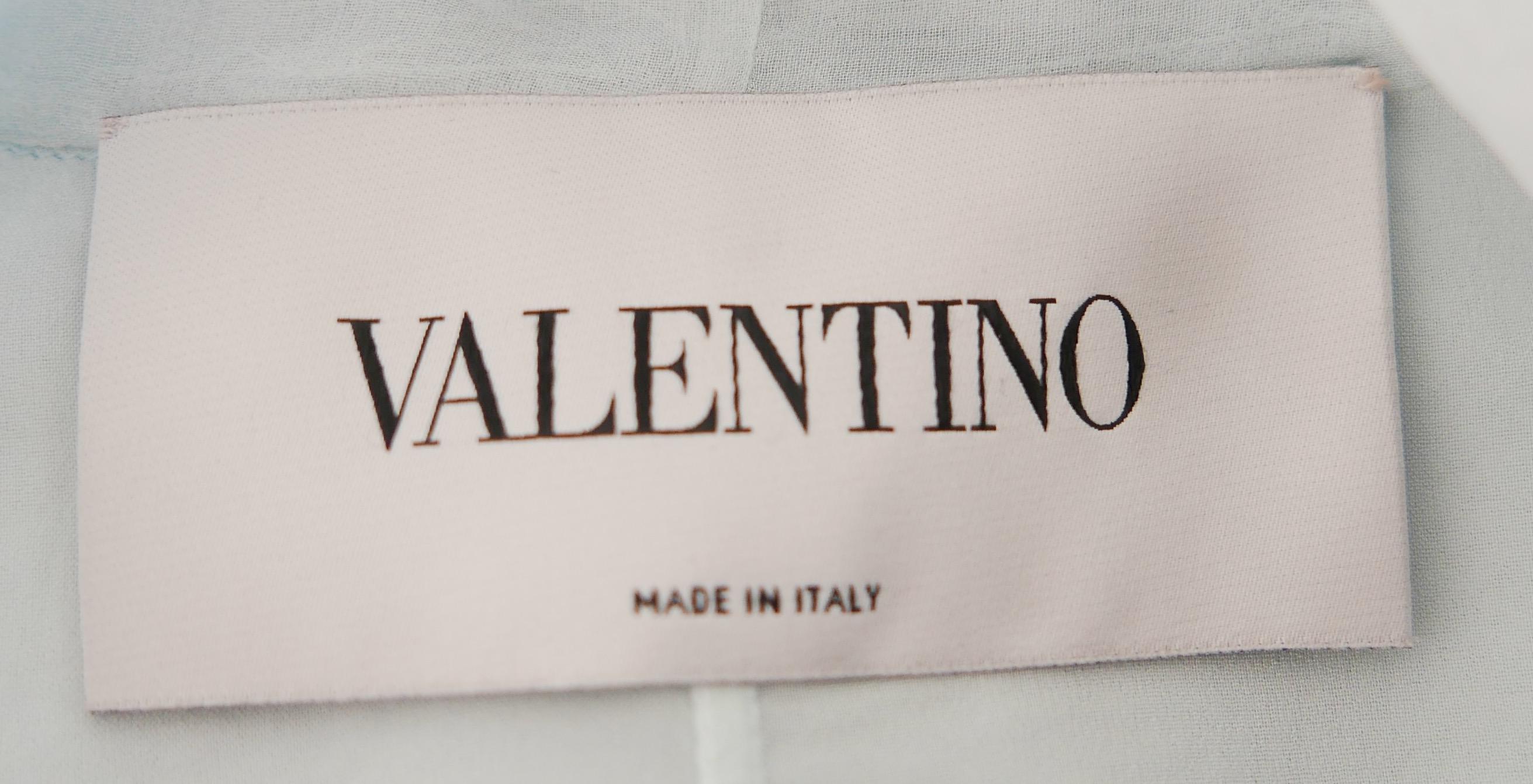 Valentino Resort 2020 Pleated Chiffon Floral Gown For Sale 2
