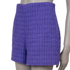 VALENTINO Rich Violet cotton 2022 BOULCE MINI Shorts Pants XS