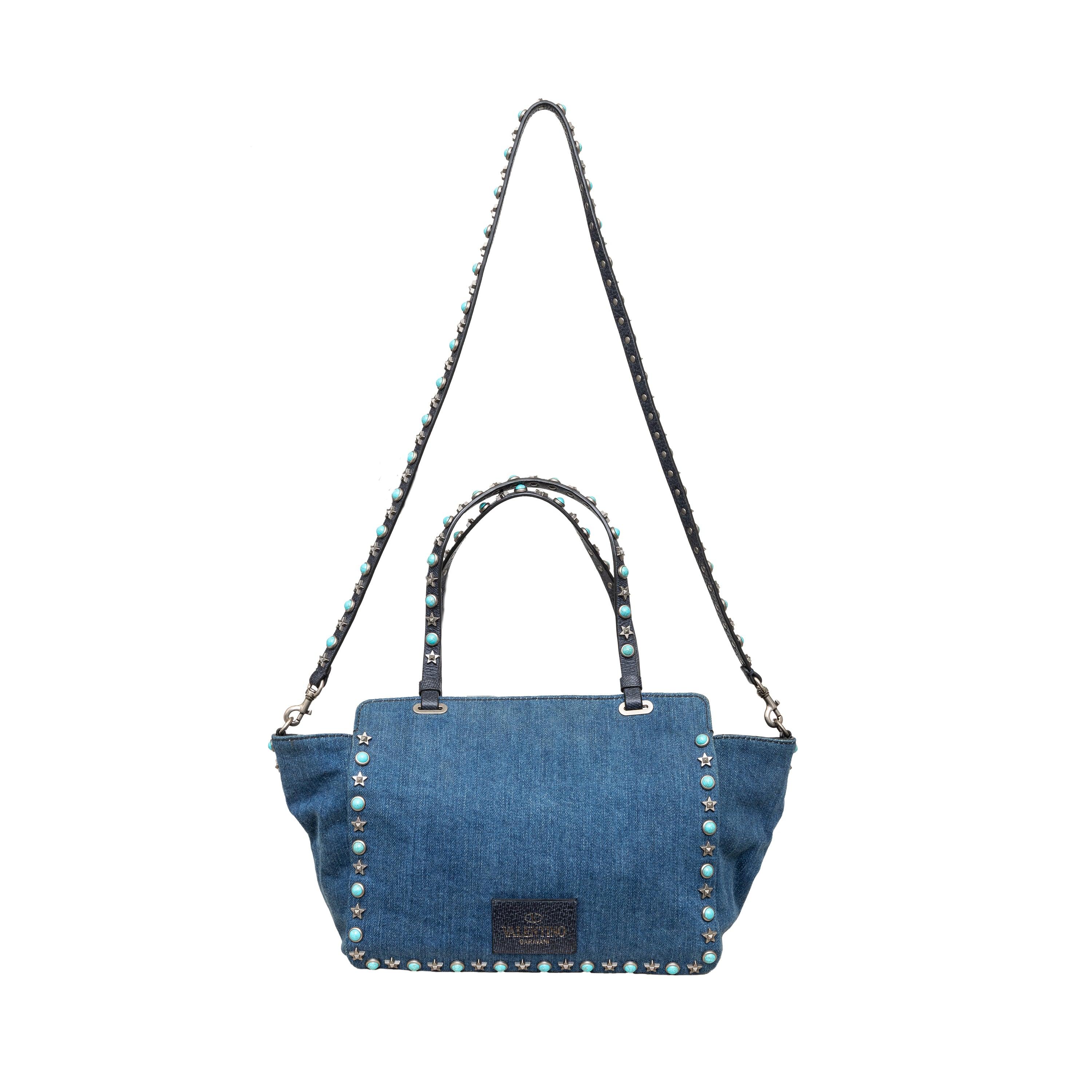 De las mujeres Bolso vaquero Valentino Rockstud 2-Way - '00s en venta
